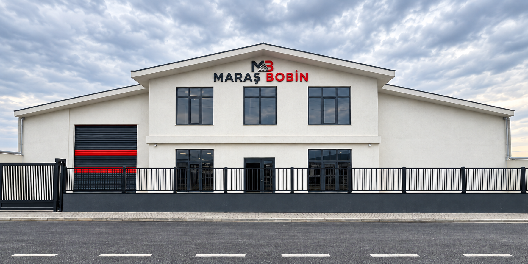 Maraş Bobin üretim tesisi dış cephesi